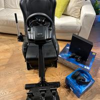 Playseat + volante logitech g29 + ps4 + cuffie