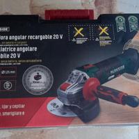 Smerigliatrice angolare 20V +14 set dischi 125mm