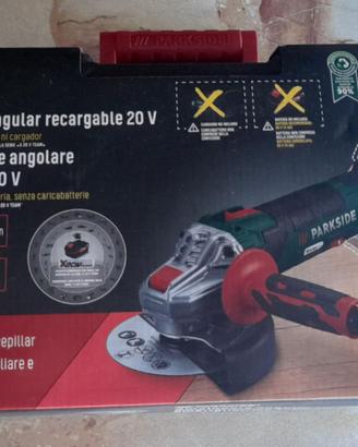Smerigliatrice angolare 20V +14 set dischi 125mm