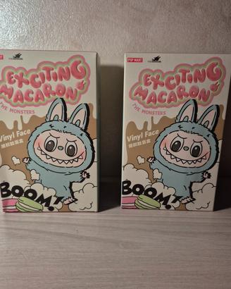 X2 Labubu Exciting Macaron originali PopMart