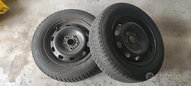 4 pneumatici invernali +cerchi Bridgestone+ice bla