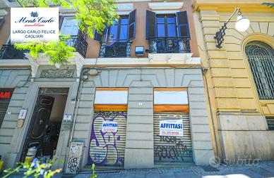 L.go C. Felice mq 200 da riattare quattro vetrine