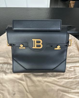 Balmain B-Buzz 23 Black Leather – Borsa Donna Nera