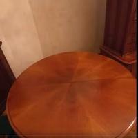 Tavolo rotondo da pranzo allungabile