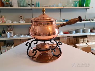 Set per fonduta in rame