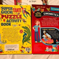 Due libri enigmistica e giochi rompicapo