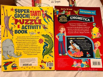 Due libri enigmistica e giochi rompicapo