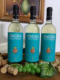 3 bottiglie di Ondas  Vermentino di Sardegna 