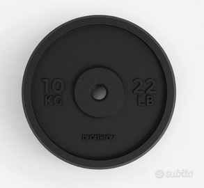 Disco in ghisa palestra 10kg 28mm