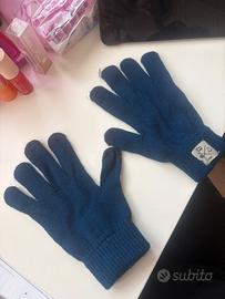 Guanti invernali blu - morbidi e caldi