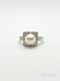 ANELLO oro18kt perla giappone