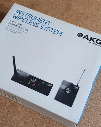 Sistema wireless AKG con trasmettitore bodypack
