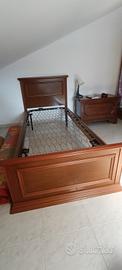 Letto singolo con rete