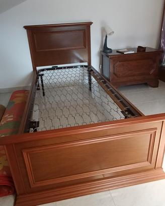 Letto singolo con rete