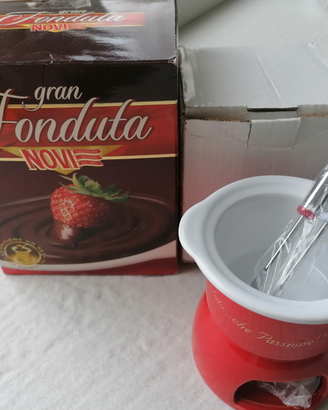 Mini Set fonduta Novi per cioccolato