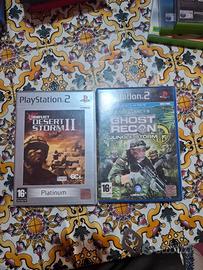 Ghost recon e conflict desert storm sony ps2