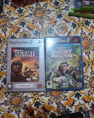 Ghost recon e conflict desert storm sony ps2