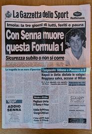 Gazzetta dello Sport 03/05/1994 A. Senna ORIGINALE