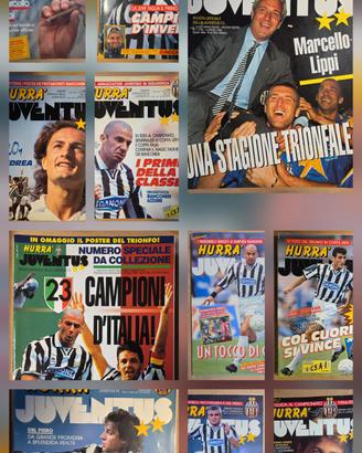 Hurrà Juventus 1994-95 - 11 Riviste e 2 Poster 