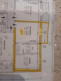 Mini appartamemento arredato con garage