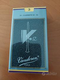 VANDOREN ANCE CLARINETTO SIB V12 n.3 CONF. da 10
