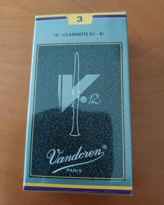 VANDOREN ANCE CLARINETTO SIB V12 n.3 CONF. da 10