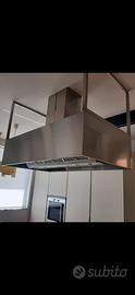 Cappa in acciaio cucina Boffi