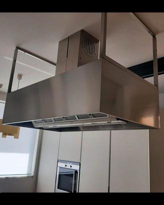 Cappa in acciaio cucina Boffi