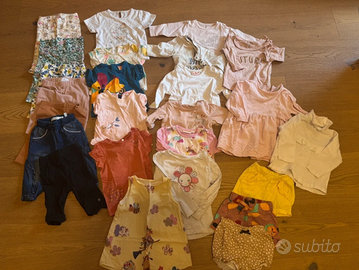 Set vestiti bambina taglia 62