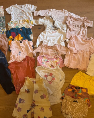 Set vestiti bambina taglia 62
