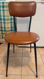 sedie vintage ecopelle