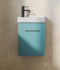 Mobile bagno color carta da zucchero