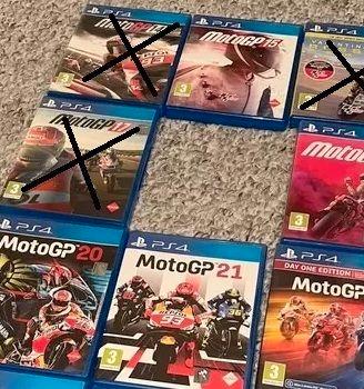 PS4/PS5, Moto GP 22-21-20-19-15. Pari al Nuovo.