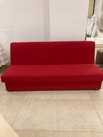 Divano pouff con contenitore