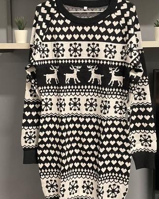 Maxi Maglia Invernale / Maglione Fantasia Nordica