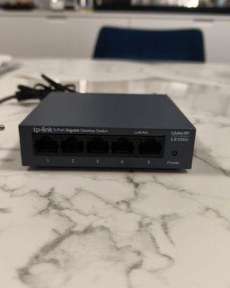 TP-Link Ls105G Switch Ethernet 5 Porte Gigabit