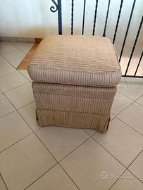 Pouf in stoffa