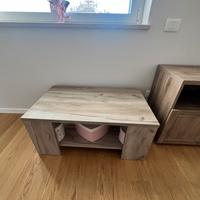 Tavolino basso fronte divano lunghezza 90 cm