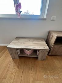 Tavolino basso fronte divano lunghezza 90 cm