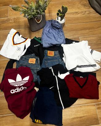 Lotto abbigliamento uomo/donna 11 pezzi Grado C