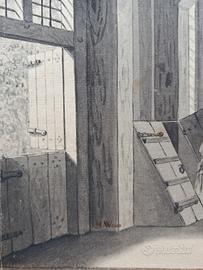 disegno firmato antico 