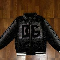 Giacca Felpa zip Dolce & Gabbana Diamond Nera XL