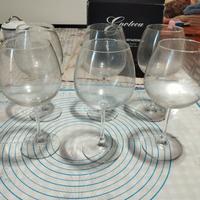 6 bicchieri vino rosso