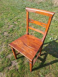 Set 6 Sedie in Legno Antiquato