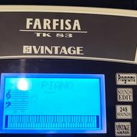 Pianola professionale Farfisa TK 83