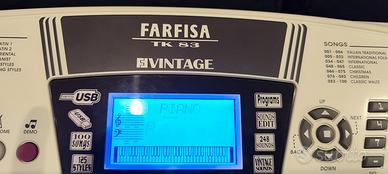 Pianola professionale Farfisa TK 83