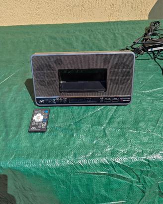 Dock JVC doppio iPod con radio e telecomando