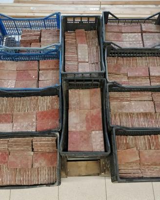 850 Piastrelle Ceramica Gres 15x7,5 Rosso Mattone