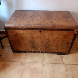 Cassapanca in legno vintage 