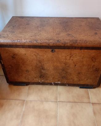 Cassapanca in legno vintage 